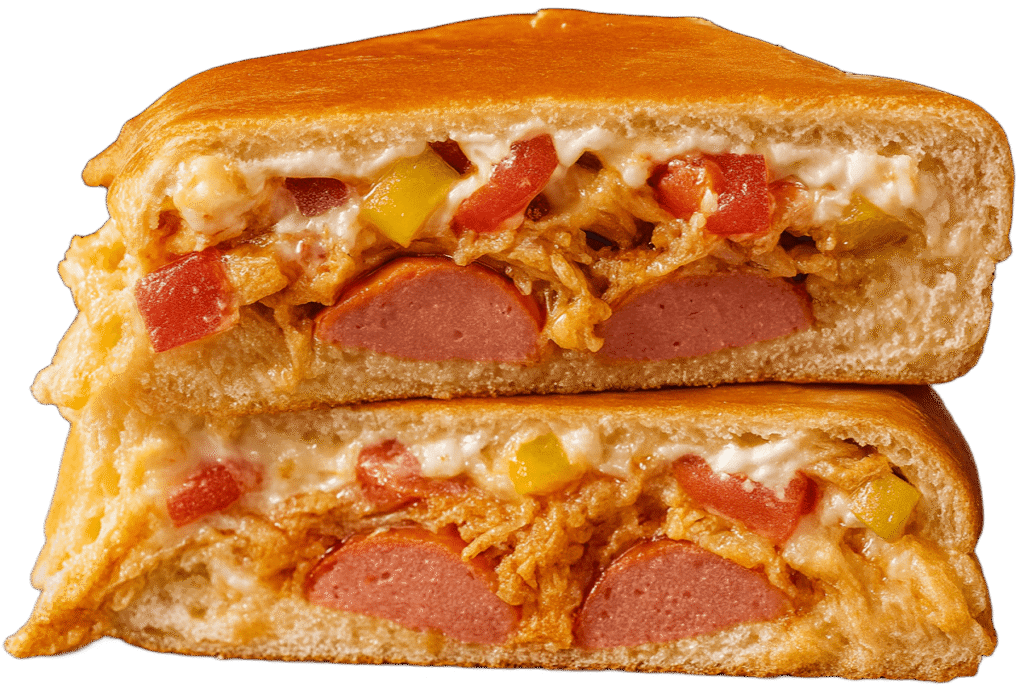 cachorro quente prensado