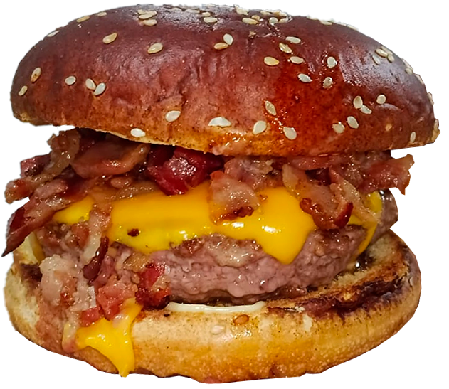 lanche artesanal de bacon