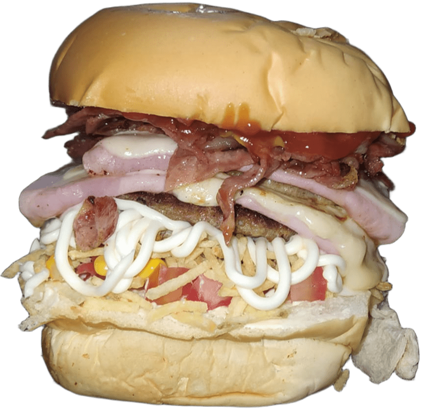 hamburguer prensado de bacon
