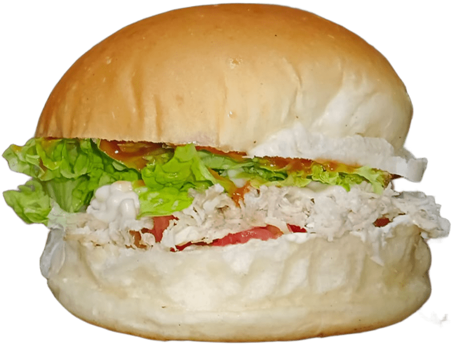 lanche prensado de frango